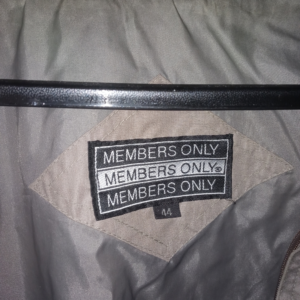 Members Only grey jacket